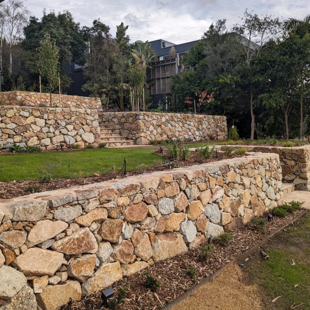 Dry Stone wall Mornington Peninsula